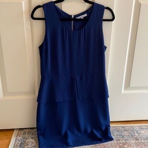 Naked Zebra | Navy Blue Sleeveless Cocktail Dress
